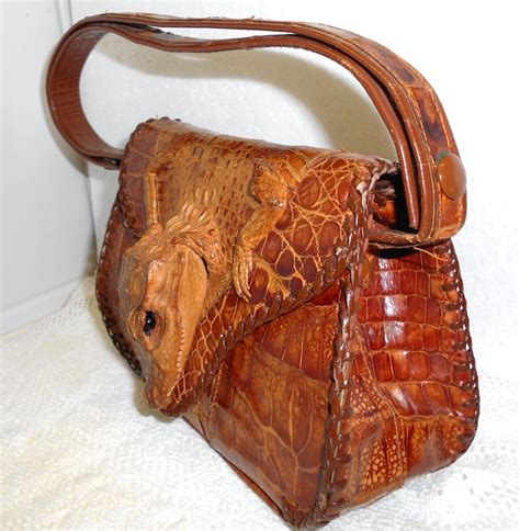 vintage genuine alligator purse.